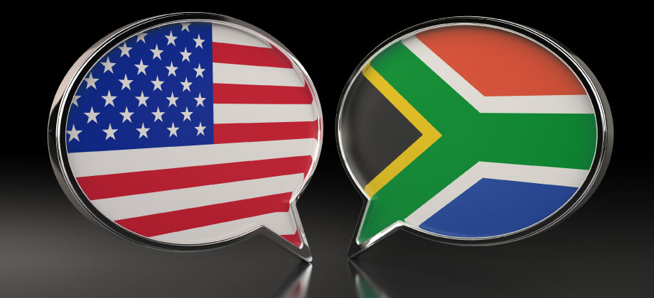 南アフリカランドチャートに影響する米国との関係性
